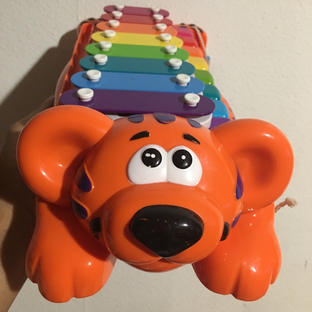 Little Tikes Tiger Xylophone with attached playing sticks